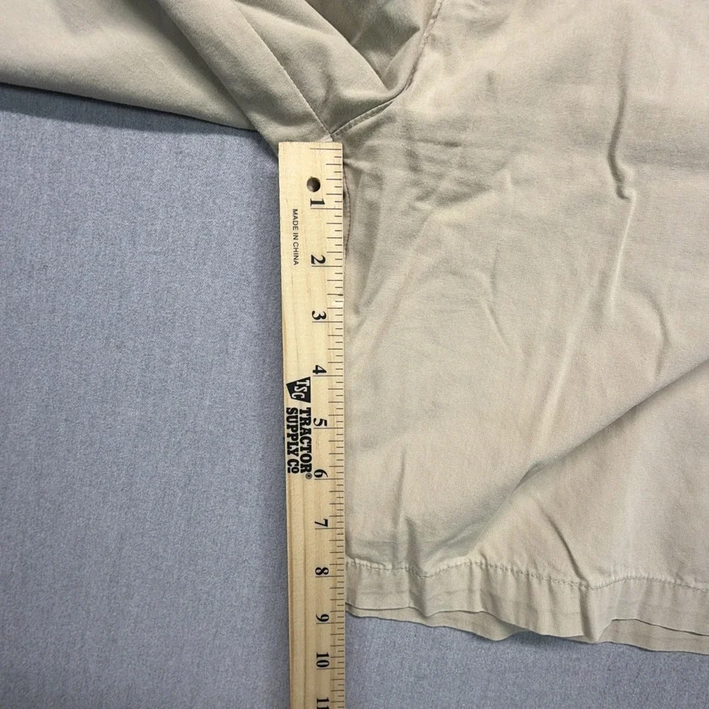Patagonia Shorts Mens 34 Khaki Organic Cotton Chino Flat Front Casual Beige